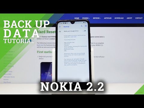 How to Create Google Backup in NOKIA 2.2 – Copy / Import / Save Files