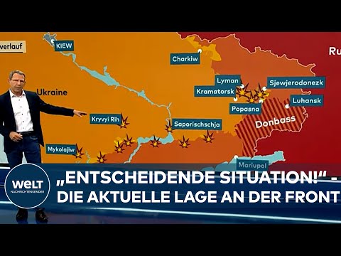 UKRAINE-KRIEG: "Entscheidende Situation!" Heftige Kämpfe im Donbass - die aktuelle Lage an der Front