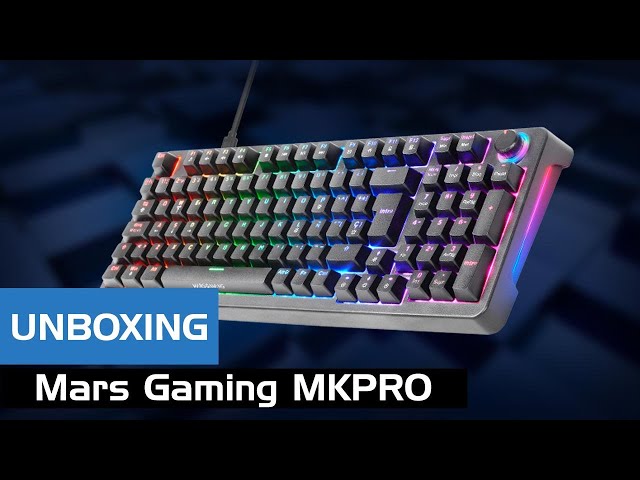 Vídeo relacionado con Mars Gaming MKPRO, Español, Teclado Mecánico Gaming Completo, RGB Chroma, Switches Hot-Swap Mecánicos, Antighosting, Rueda de Control, Software, Multiplataforma, Switch Azul, Blanco