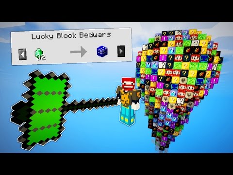 SIE FLIEGT AN MIR VORBEI :o - Minecraft Lucky Block Bedwars