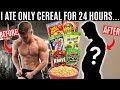 I ate nothing but CEREAL for 24 HOURS and this is what happened...