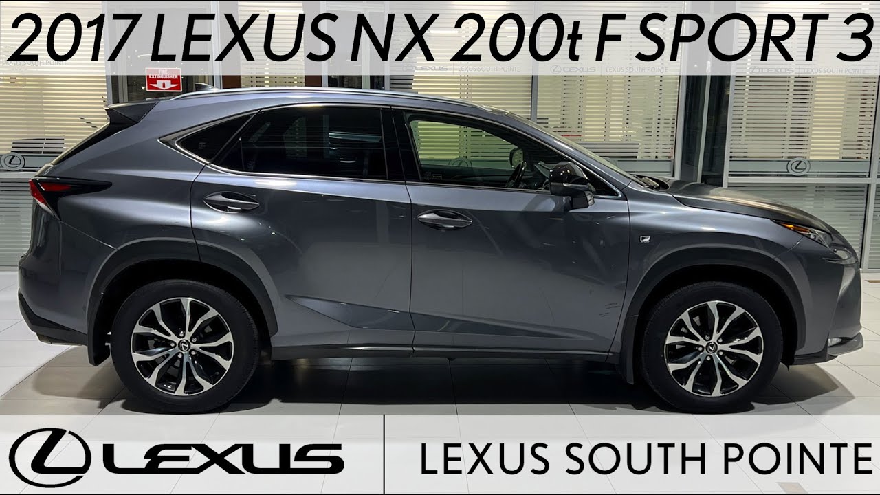 2017 Lexus NX 200t F Sport Series 3 (L240598A) - Full ...