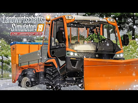 LS19: ALPINE LANDWIRTSCHAFT - Winterdienst im UNITRAC und Ballen zur BGA | Farming Simulator 19 3/3