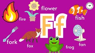 English Letter Ff - ABC Phonics Chant  #kids  #preschool #earlyliteracy #kidsyoutube #fyp #viral