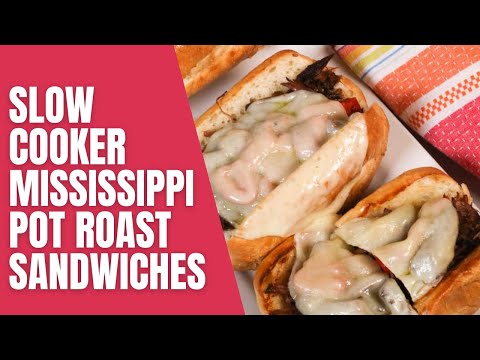 Slow Cooker Mississippi Pot Roast Sandwiches