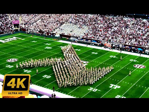ACCIDENT😳! The Fightin' Texas Aggie Band's Craziest Formations & Tricks!