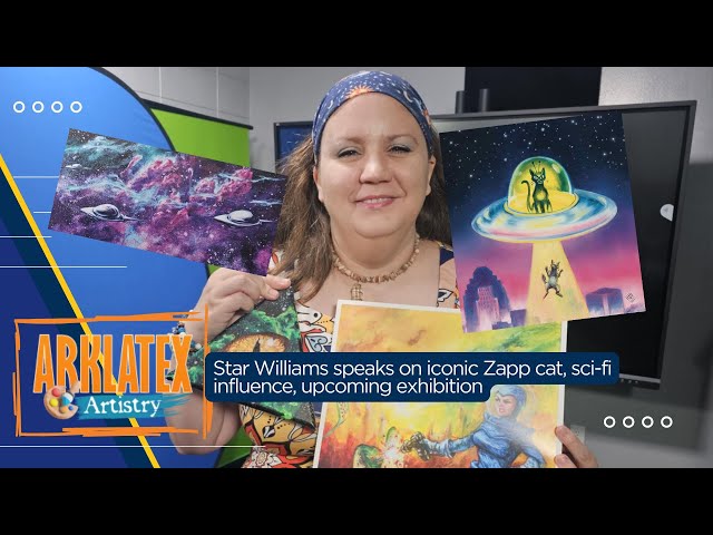 Star Williams captures imagination with retro-style sci-fi paintings, Zap Cat