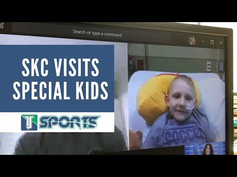 Sporting Kansas City's Ilie Sánchez virtual visit to Children's Mercy Hospital
