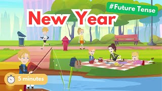 5-Minute Future Tense Conversation Practice: Talking About New Year's Plans