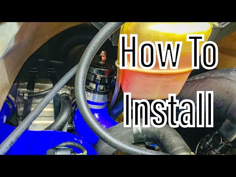 How To Install Riva Intercooler Tubing Kit With Tial Blow Off Valve Sea-Doo RXP-X 300