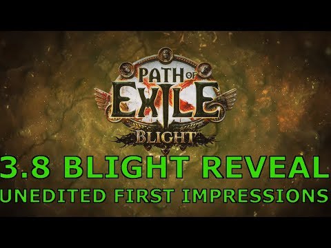 [Path of Exile] Unedited 3.8 & Blight league first impressions