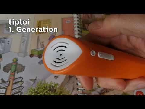 Vergleich der Ravensburger tiptoi Stifte der ersten zweiten und dritten Generation