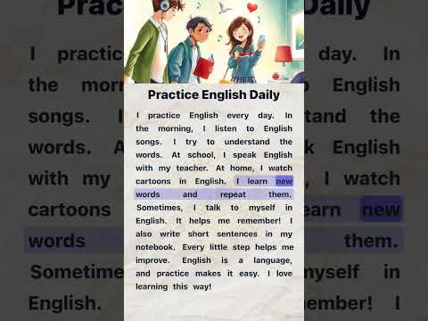 Practice English Daily | English Reading and Listening Practice #easyenglish #englishforbeginners