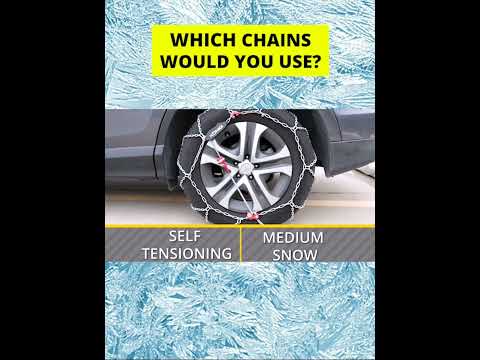 which chains would you use?#tirechains #tires #snow #ice #tire #winterdriving #winterdrivingtips