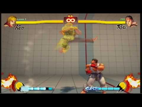 Street Fighter IV Ken Masters tutorial Guide - View in HD Read description