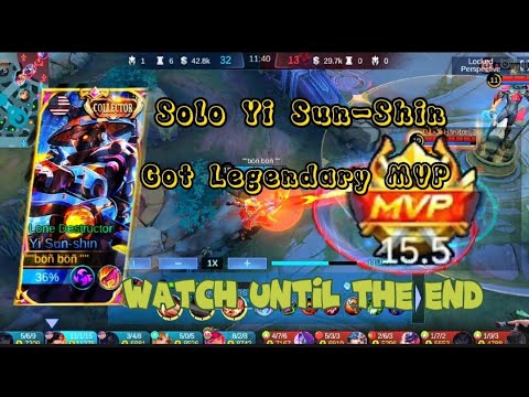 Solo Yi Sun-Shin Game Play! Got legendary MVP & the beginner of global yss :):)
