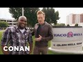 Conan visits Taco Bell