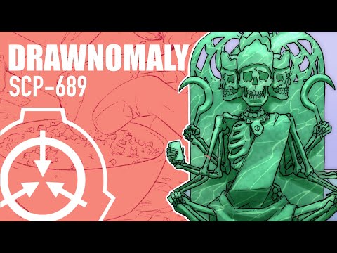DRAWNOMALY: SCP-689, Haunter in the Dark