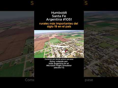 Humboldt, Santa Fe desde el Microsoft Flight Simulator #humboldt #santafe #msfs #argentina