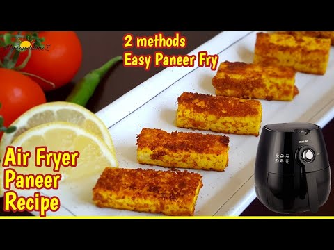 Air Fryer Easy Paneer Snacks / Appetizers Recipe |  Tawa Paneer Fry | Air Fryer Recipes