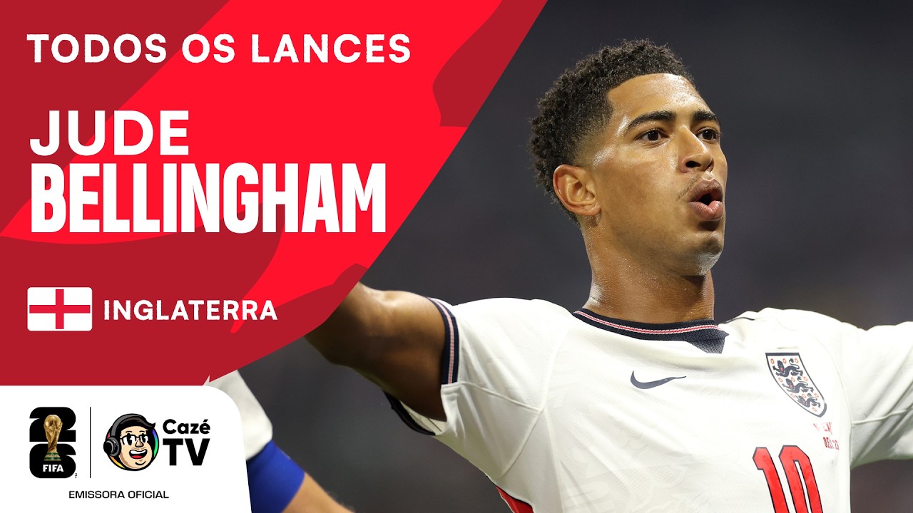 O PROTAGONISTA DA INGLATERRA! VEJA TODOS OS LANCES DE JUDE BELLINGHAM NA COPA DO MUNDO FIFA™ 2026