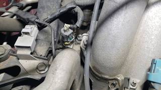 How to replace the coolent tempture sensor on a 2001 Toyota highlander v6