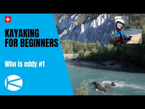 How to  approach an eddy in a kayak (2020 style) from the Vorderrhein river in Switzerland#1