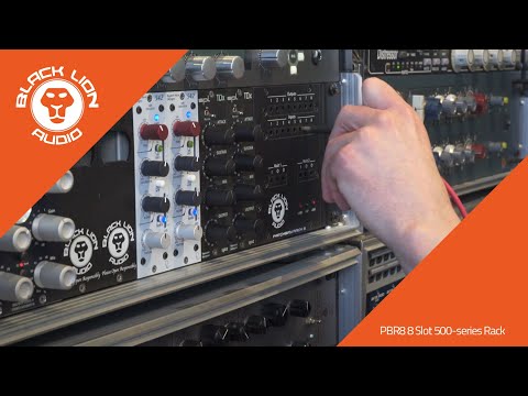 Black Lion Audio // PBR8 8 Slot 500-series rack with Built-in Patch Bay and OST technology