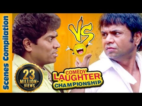 Johnny Lever Comedy Scenes  VS  Rajpal Yadav Comedy Scenes {HD} - 1 - Comedy Laughter Championship
