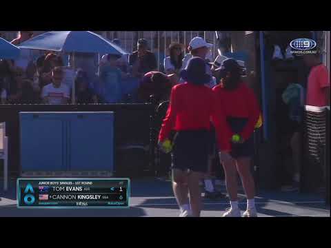 AO Highlights: Evans v Kingsley - Round 1/Day 6 | Wide World Of Sports