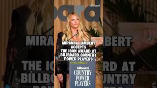Miranda Lambert Just Received Country Music’s Ultimate Honor  #shorts