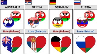 Who Do Belarus Love or Hate [Countryballs] | Times Universe