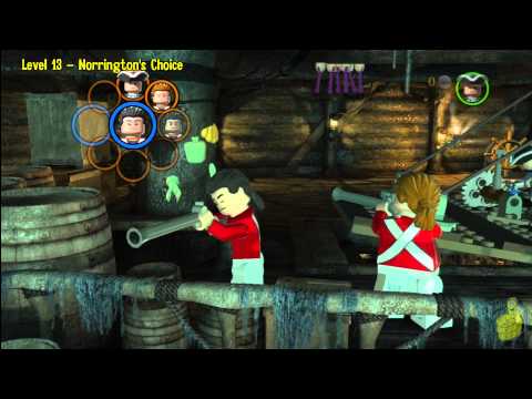 Lego Pirates of the Caribbean: Level 13 Norringtons Choice - Story Walkthrough - HTG