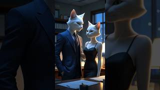 cat animation video #cat #kitten #shorts #ai #aicat #shortvideo #usa #usacats