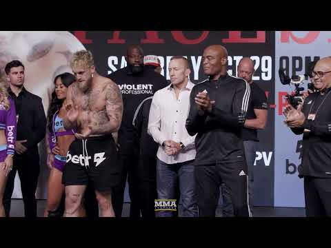 Jake Paul vs. Anderson Silva: Final Faceoffs - MMA Fighting