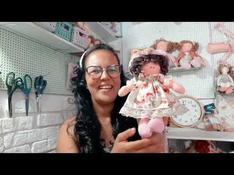Faça e venda  linda boneca de pano.