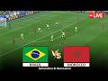 Live Brazil Vs Morocco I FIFA World Cup 2026 I Full Match Live Streaming I Video Game Simulation