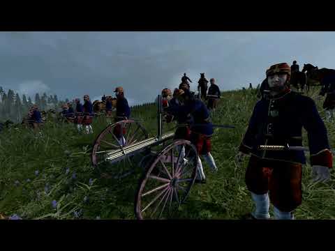 Japan vs Qing Dynasty - Shogun 2 Total War / Gatling guns