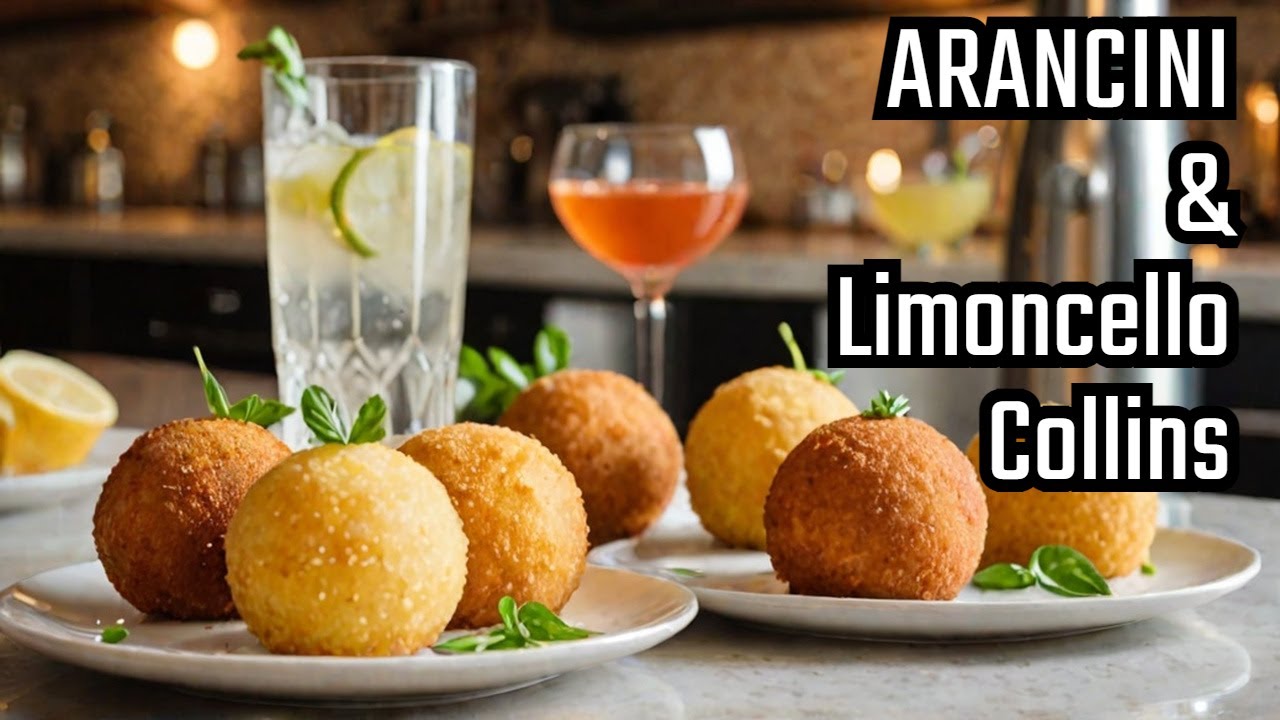 Transform Your Italian Feast with 4 Unique Arancini Variations and a twist on a Collins