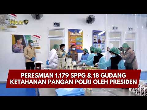 PRESISI UPDATE: PERESMIAN 1.179 SPPG &amp; 18 GUDANG KETAHANAN PANGAN POLRI OLEH PRESIDEN 13/02/26 09.00