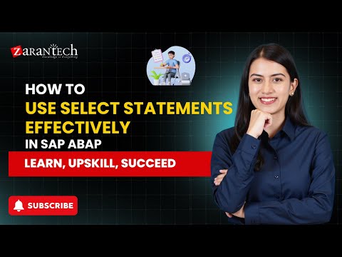How to Use SELECT Statements Effectively in SAP ABAP | ZaranTech
