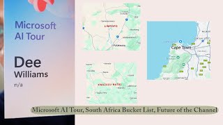 Microsoft AI Tour, South Africa Bucket List, Future of the Channel | Dee in South Africa