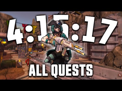 [WR] Borderlands 2 All Quests Speedrun in 4:15:17