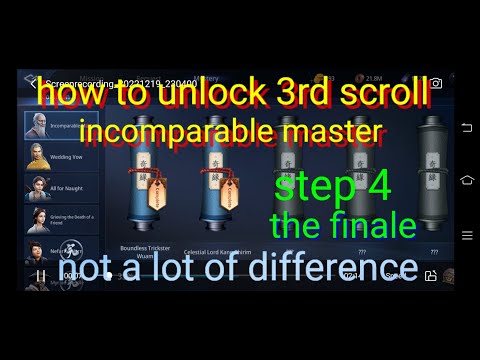 MIR4 | HOW TO UNLOCK 3RD SCROLL INCOMPARABLE MASTER | STEP 4 | NOT A LOT OF DIFFERENCE 2022