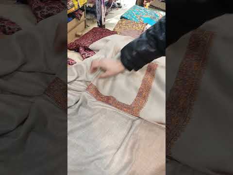 100% original pashmina kashmiri  shawal only Rs- 25200.#kashmir #pashmina #shawl #kashmirvalley