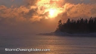 preview picture of video '1/7/2015 Grand Marais, MN  Brutal Cold Extreme Wind Chill B-Roll'