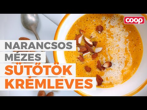 , title : 'Narancsos mézes sütőtök krémleves | recept'