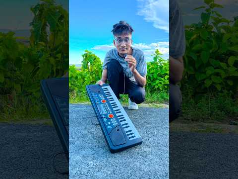 Electronic Keyboard Piano Unboxing With Wireless mic 😆 #rcpiano #unboxing #short