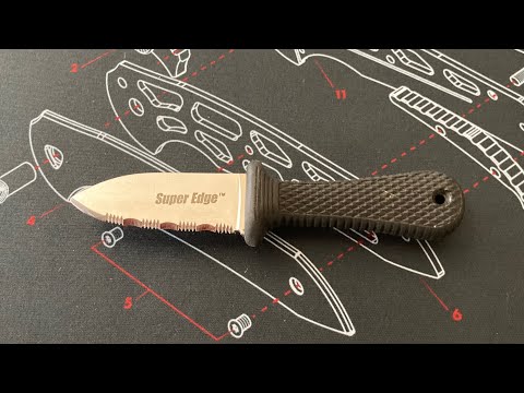 THE BEST MINI KNIFE EVER!!! Cold Steel Super Edge