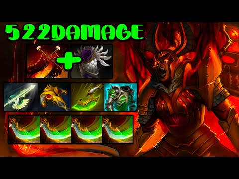 INSANE 522 DUAL DAMAGE [ Legion Commander ] INTENSE CARRY - DOTA 2 GAMEPLAY